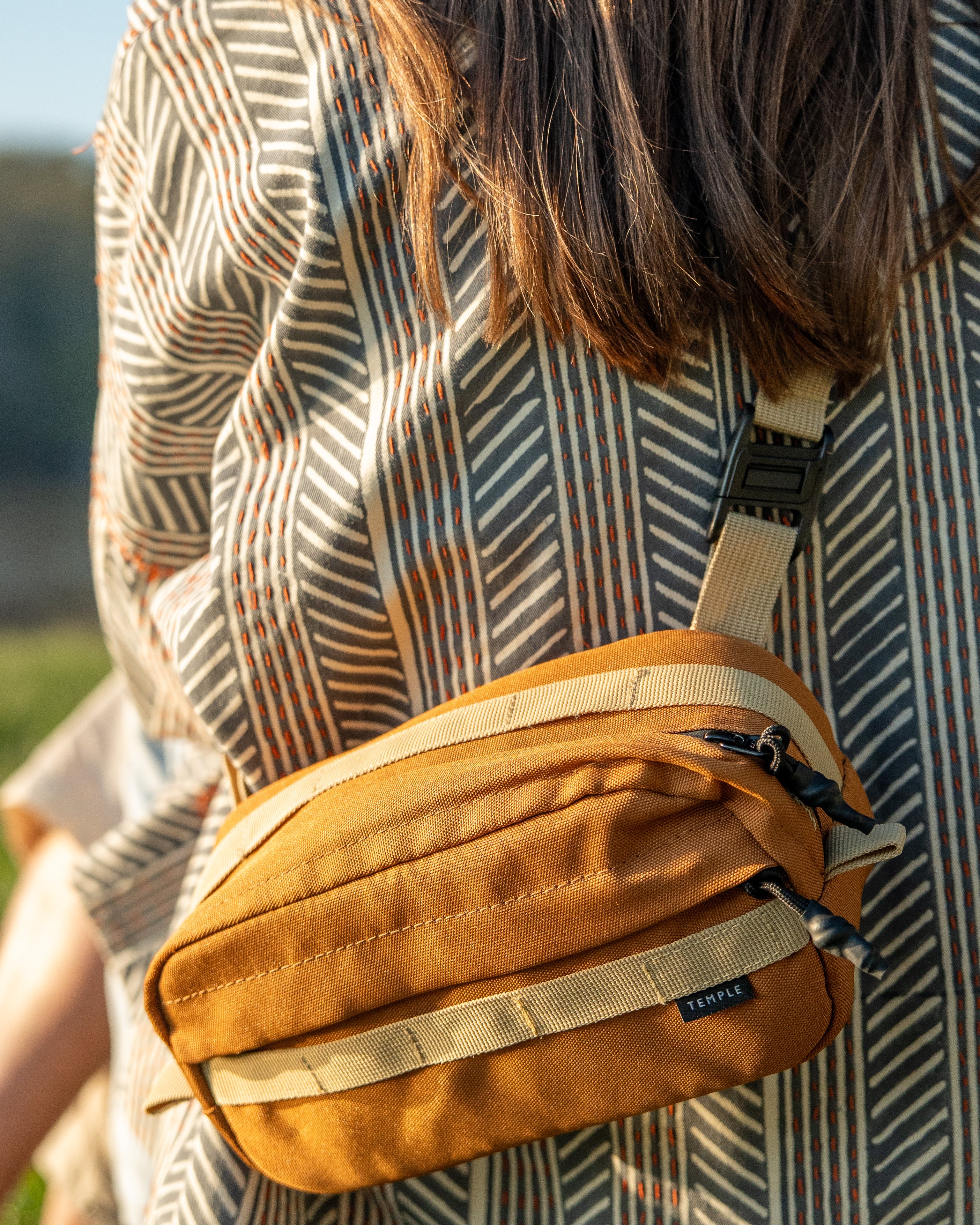 Cross Body Bag - Burnt Orange - Image 12