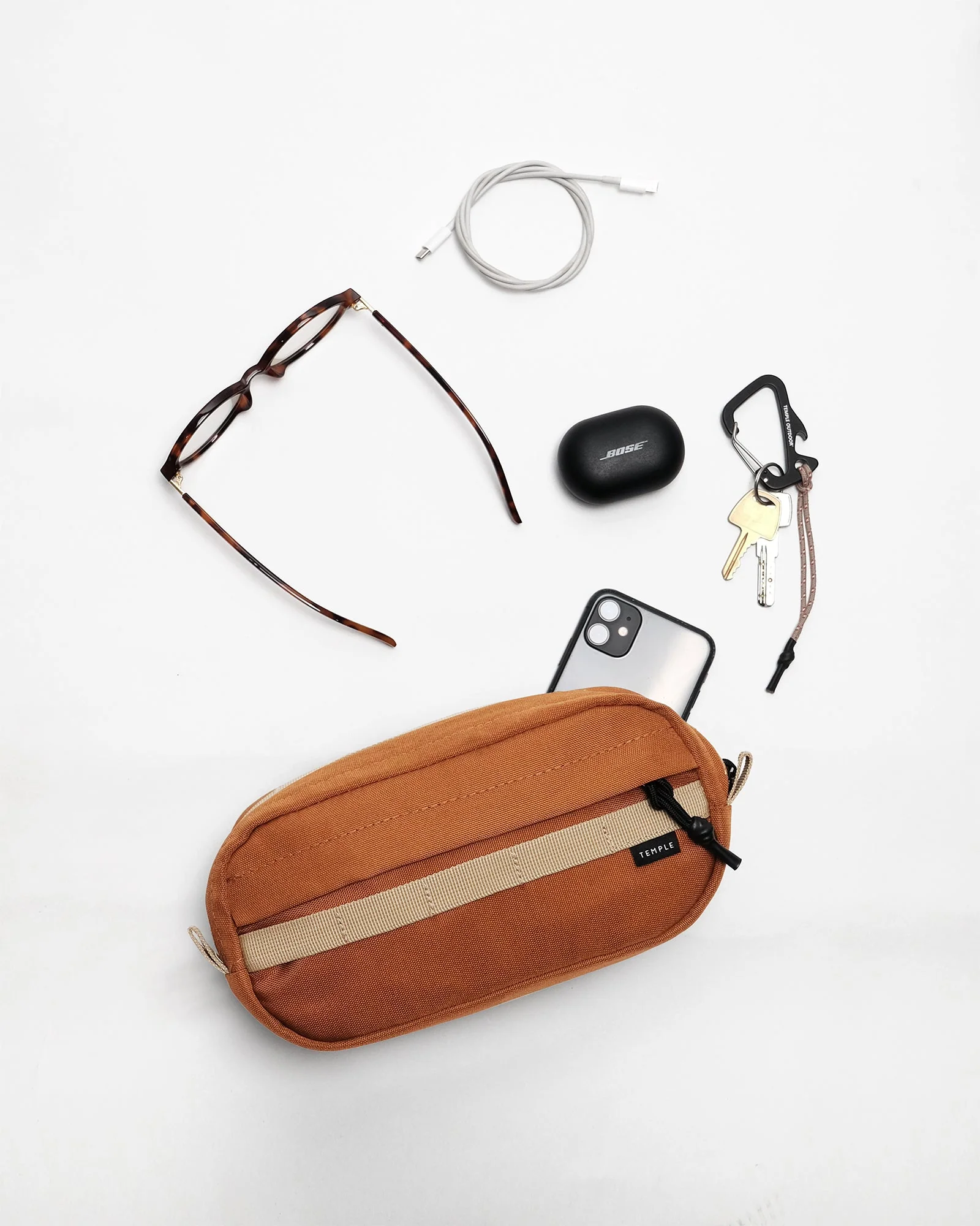 Cross Body Bag - Burnt Orange - Image 3