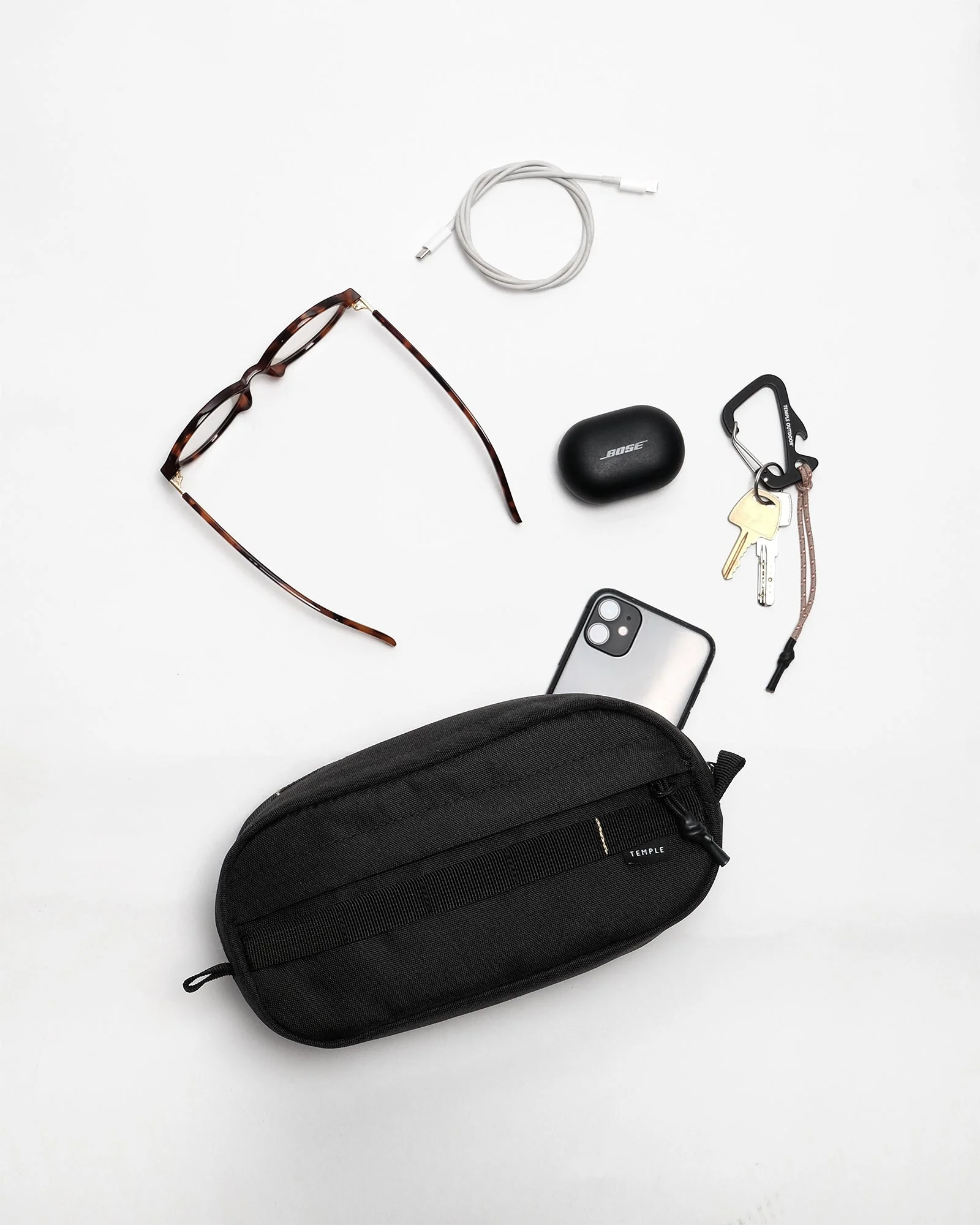 Cross Body Bag - Dusky Black - Image 3