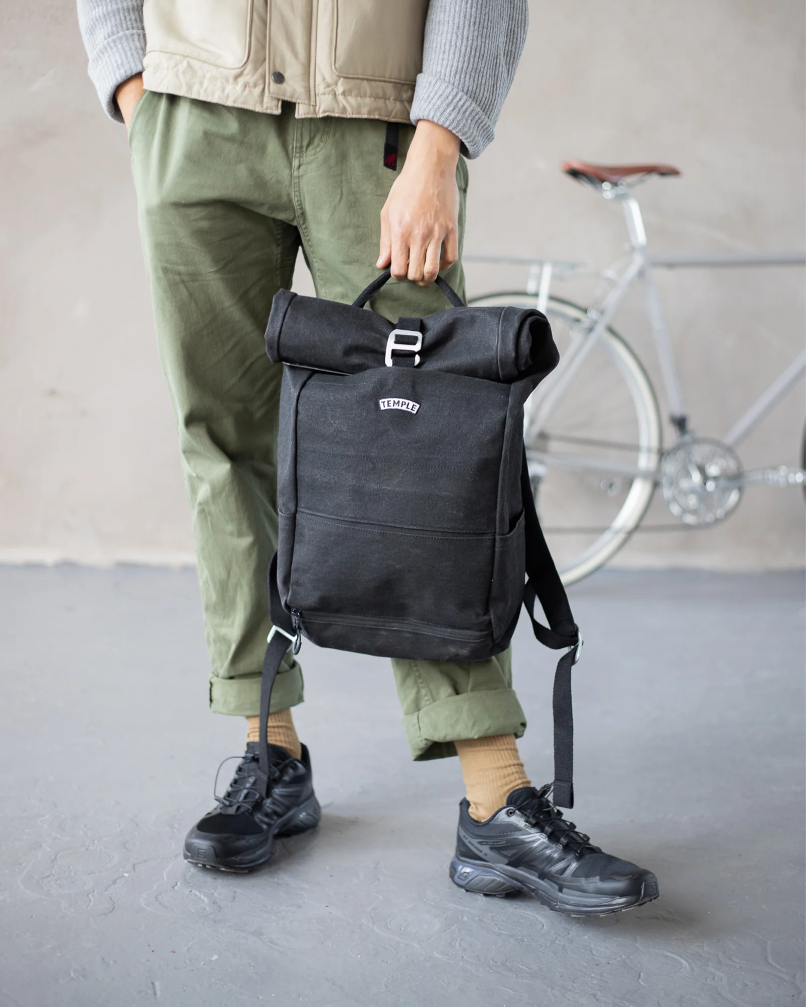 Pannier Backpack - Charcoal - Image 3