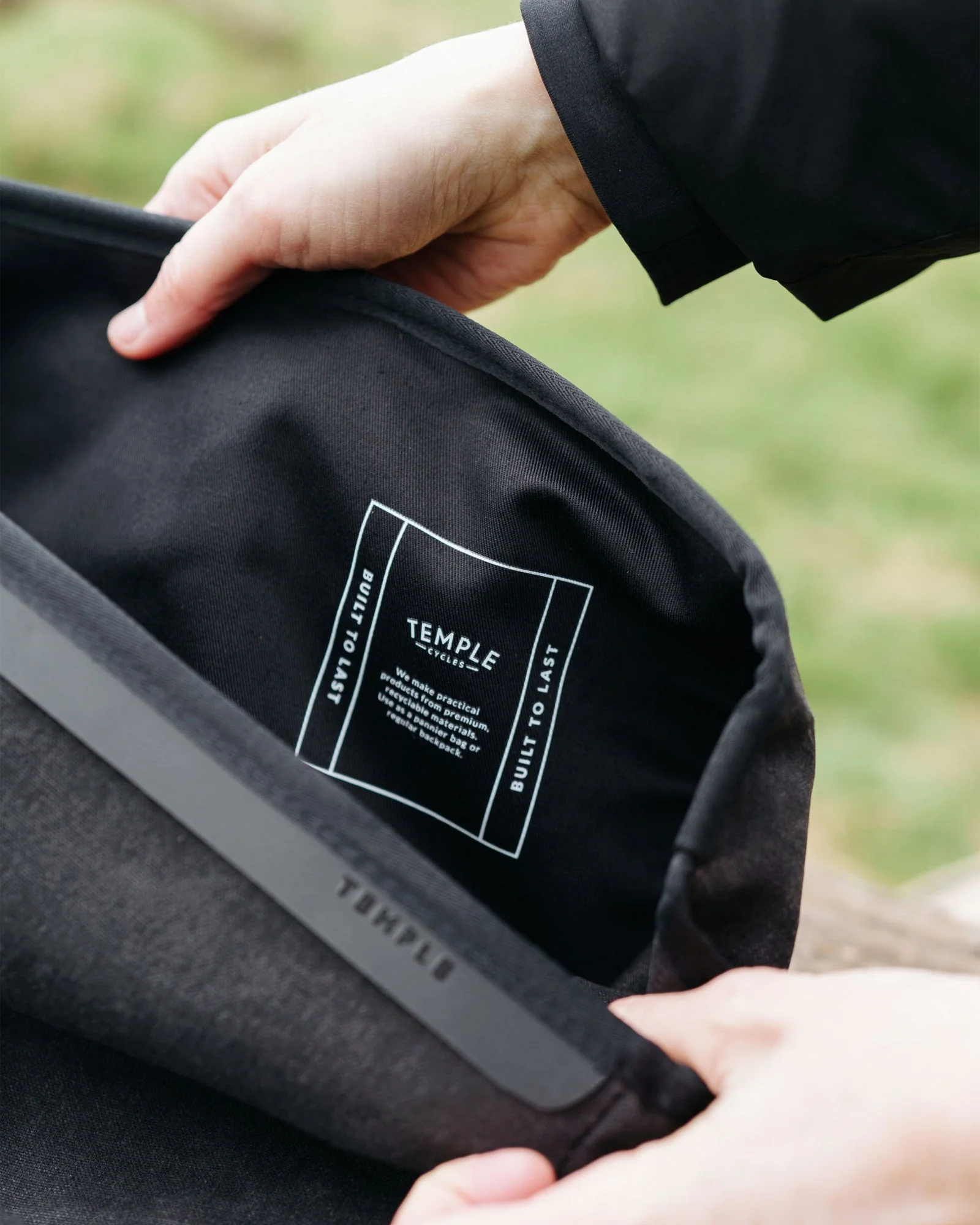 Pannier Backpack - Charcoal - Image 7